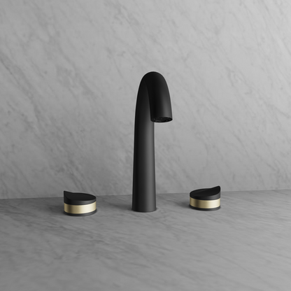 Baril 8" c/c lavatory faucet, drain included