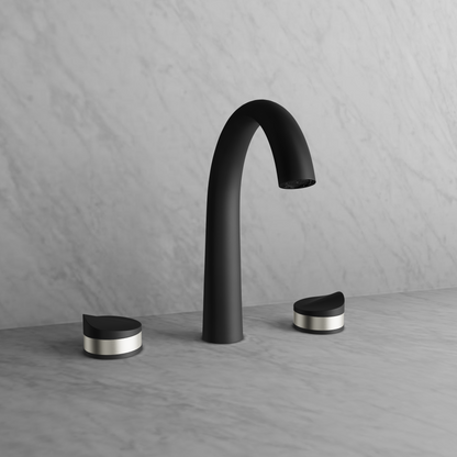 Baril 8" c/c lavatory faucet, drain included