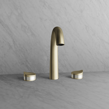 Baril 8" c/c lavatory faucet, drain included