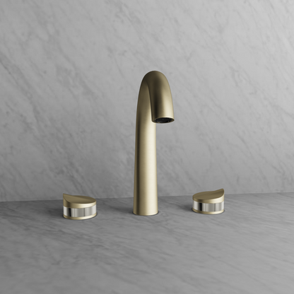 Baril 8" c/c lavatory faucet, drain included