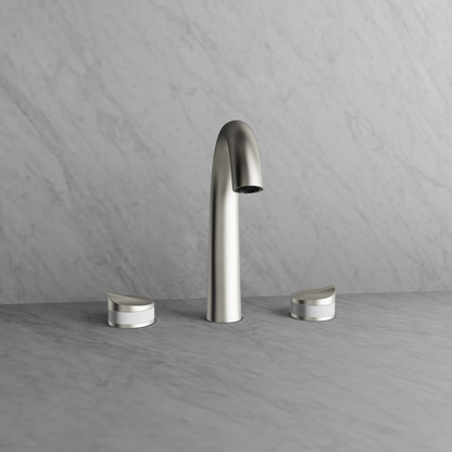 Baril 8" c/c lavatory faucet, drain included