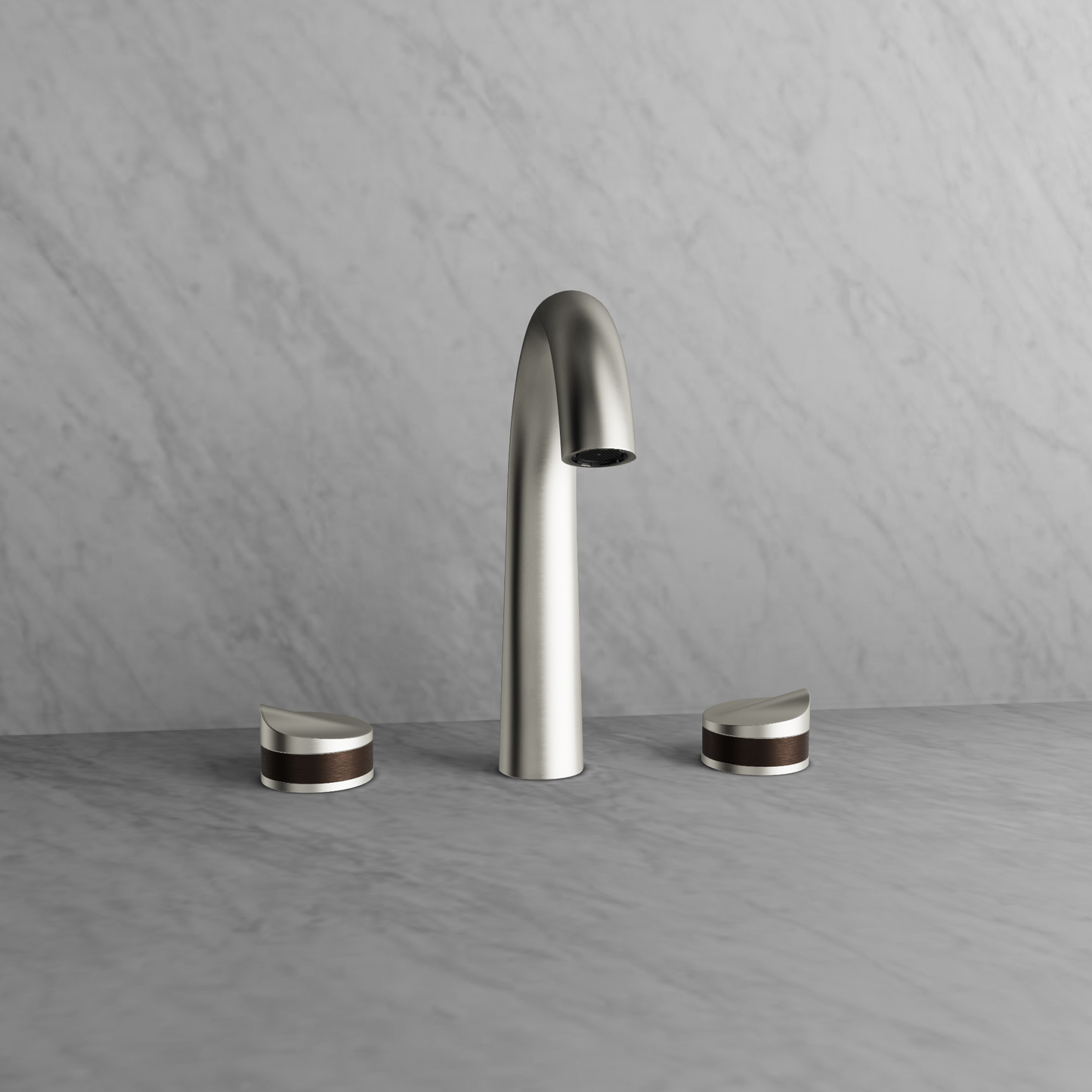 Baril 8" c/c lavatory faucet, drain included