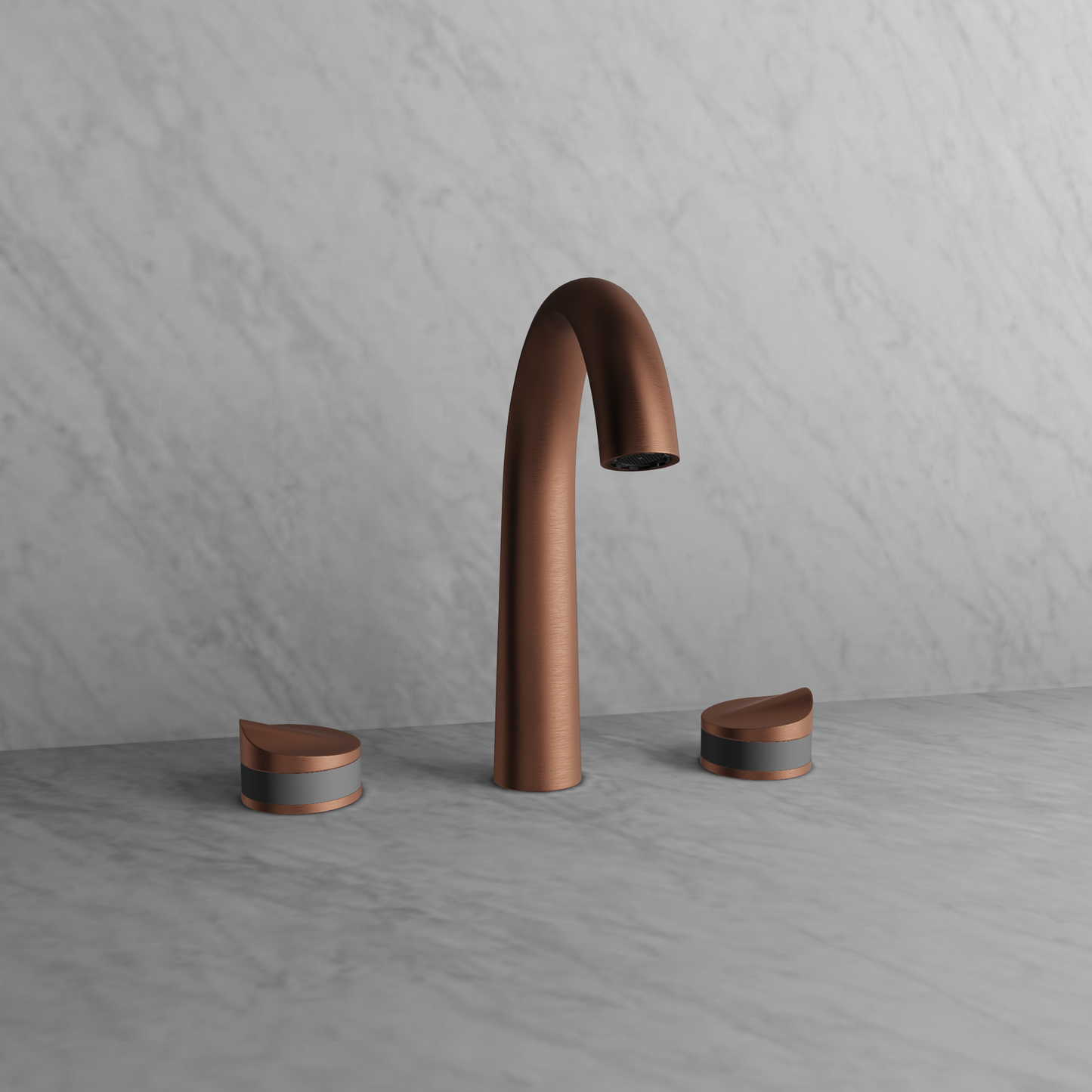 Baril 8" c/c lavatory faucet, drain included