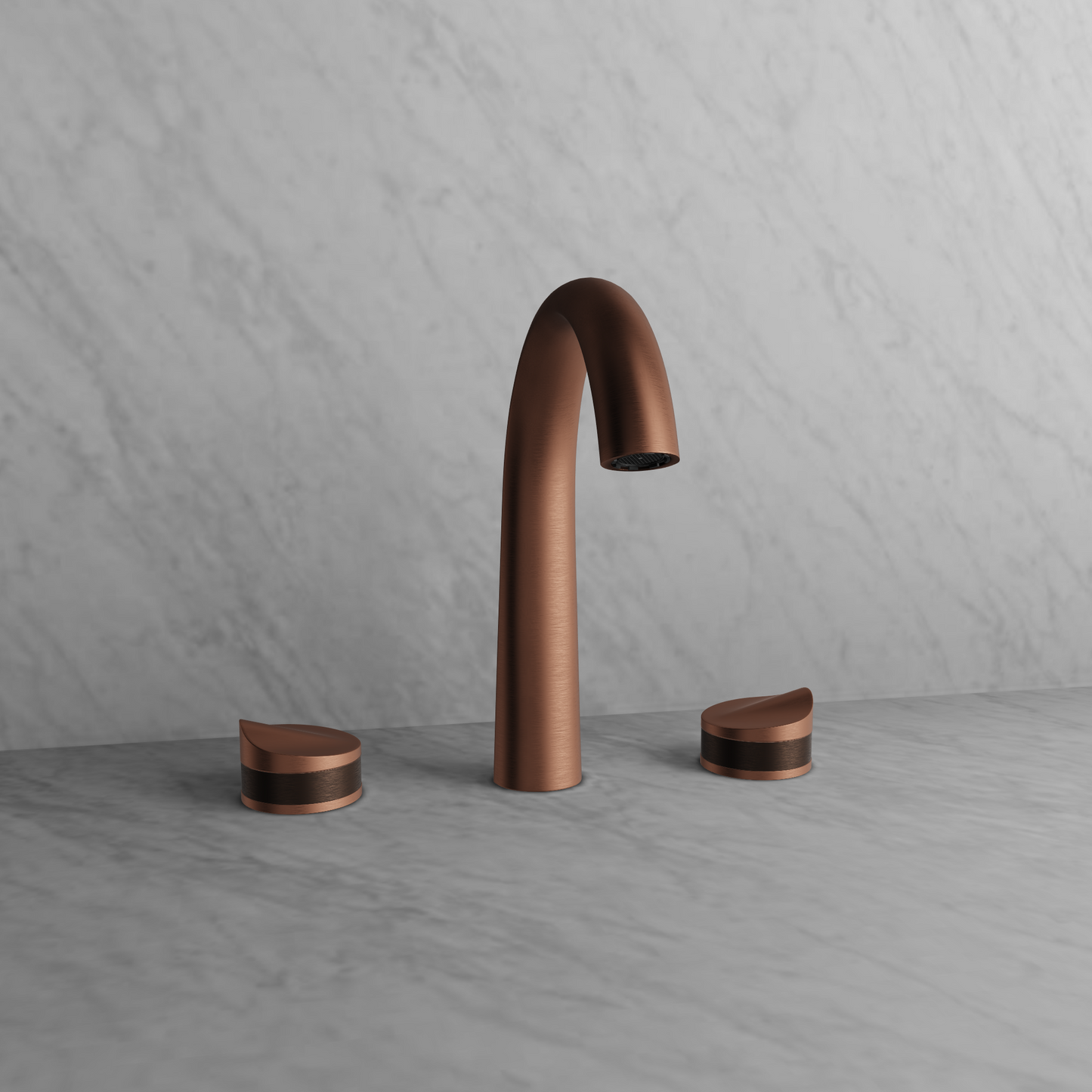 Baril 8" c/c lavatory faucet, drain included