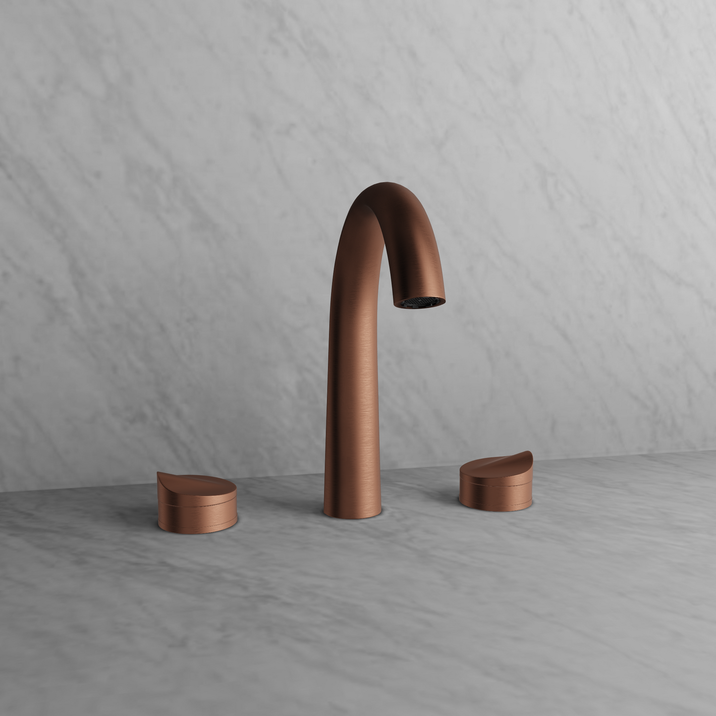 Baril 8" c/c lavatory faucet, drain included