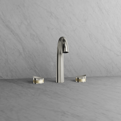 Baril 8" c/c lavatory faucet, drain included