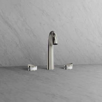 Baril 8" c/c lavatory faucet, drain included