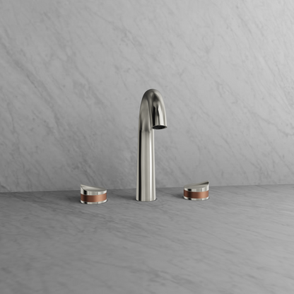 Baril 8" c/c lavatory faucet, drain included