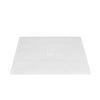 Shower base Slate 48 x 42, custom-made tile flange installation, in three colors