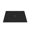 Zitta Shower base Slate 60 x 42, on wall, in black