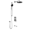 RoundOne™ TD3 PREMIA : AQUATONIK™ T/P with Diverter Shower System with Wallarm Chrome