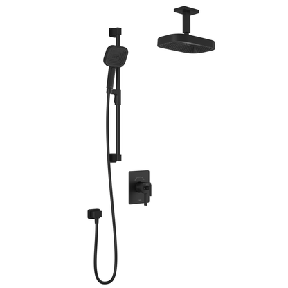 Kalia SquareOne™ TCD1 PREMIA : AQUATONIK™ T/P Coaxial Shower System with Vertical Ceiling Arm