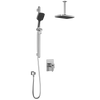 SquareOne™ TCD1 PLUS (Valve Not Included) : AQUATONIK™ T/P Coaxial Shower System with Vertical Ceiling Arm