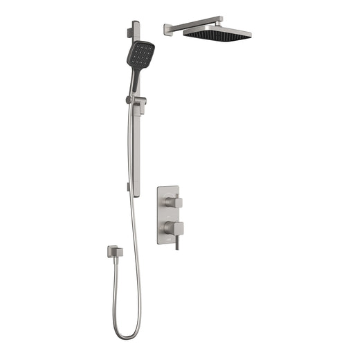 Kalia SquareOne™ TD2 PLUS : AQUATONIK™ T/P with Diverter Shower System with Wall arm