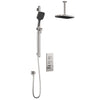 Kalia SquareOne™ TB2 PLUS : AQUATONIK™ T/P Push-Button Shower System with Vertical Ceiling Arm