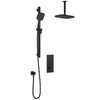 Kalia SquareOne™ TB2 PLUS : AQUATONIK™ T/P Push-Button Shower System with Vertical Ceiling Arm