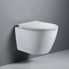 Parma Wall-Mounted Toilet Dual Flush - WHT-BL001 With Seat - Glossy White