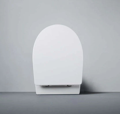 Parma Wall-Mounted Toilet Dual Flush - WHT-BL001 With Seat - Glossy White