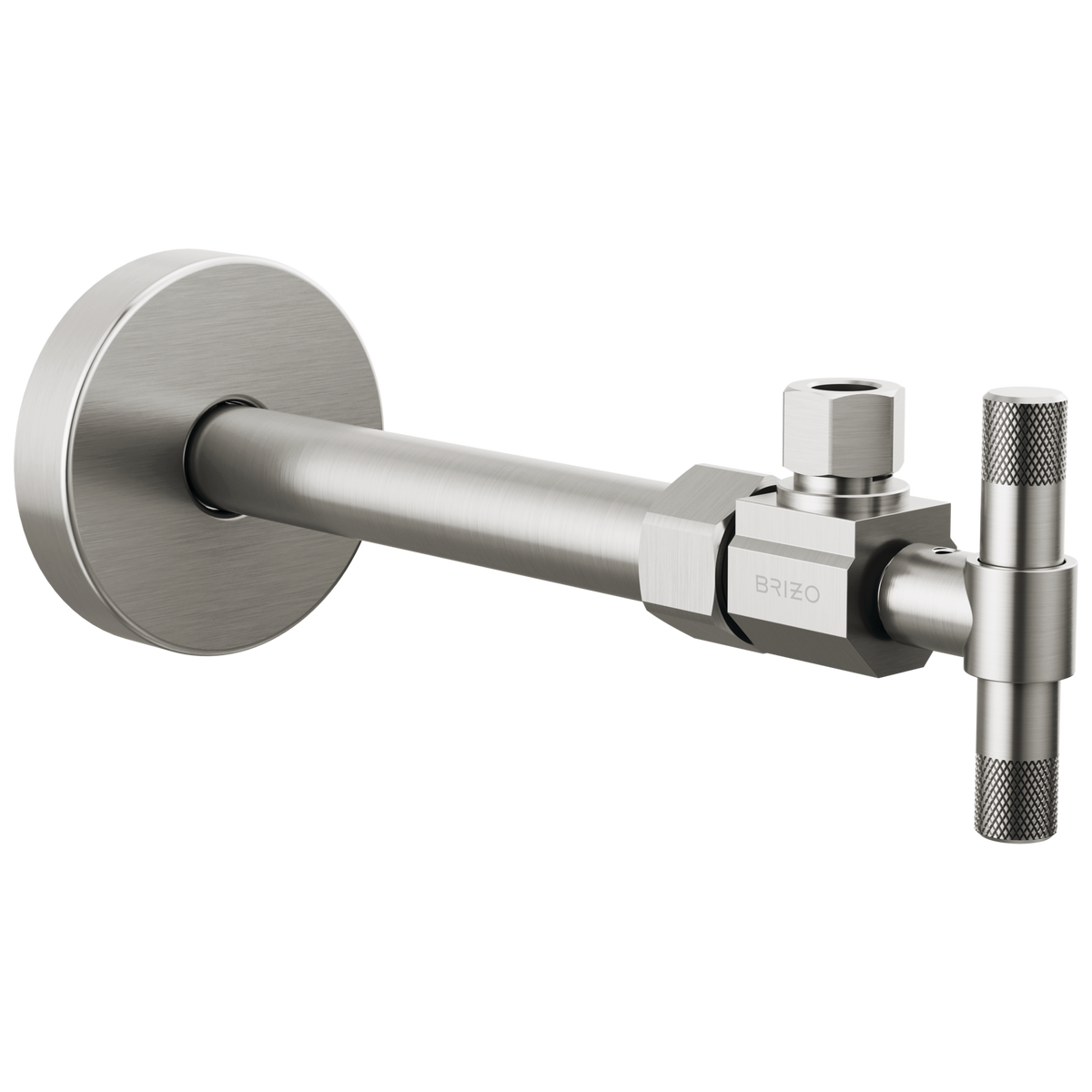 Brizo Angled Supply Stop Valve with Lever Handle - Brilliance® Luxe Nickel®