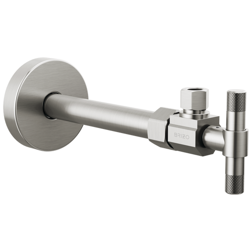 Brizo Angled Supply Stop Valve with Lever Handle - Brilliance® Luxe Nickel®