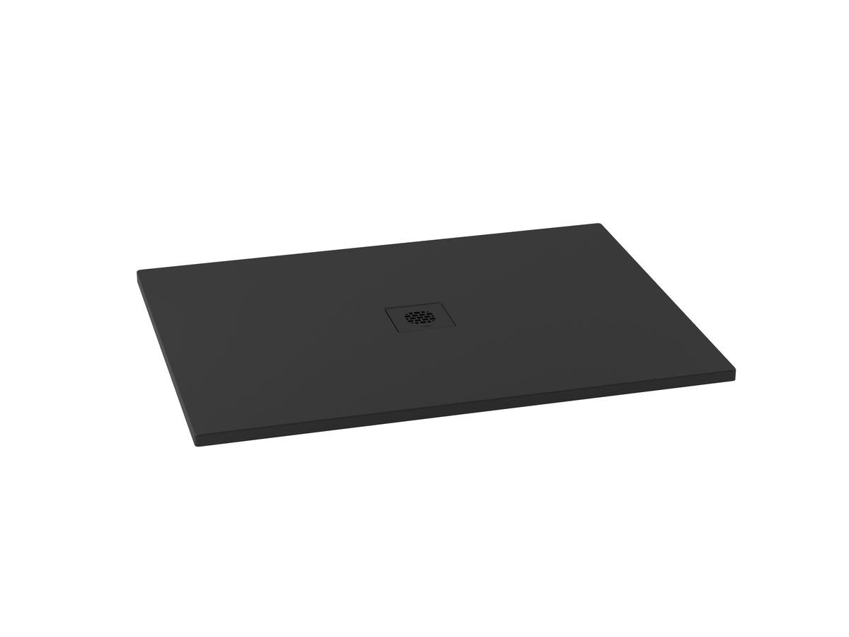 Kalia LAUZA Castylat™ shower base 48” x 36” - Smooth Black – BW1965-260-001