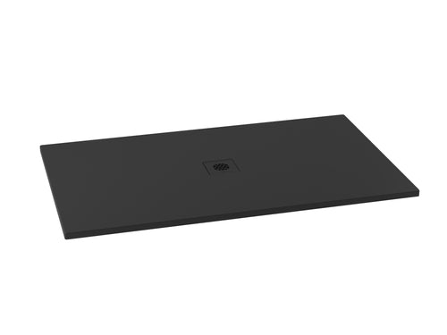Kalia LAUZA Castylat™ shower base - 60” x 36” - Smooth Black – BW1966-260-001