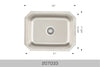 Bosco Builder Series Undermount Sink 23 x 17