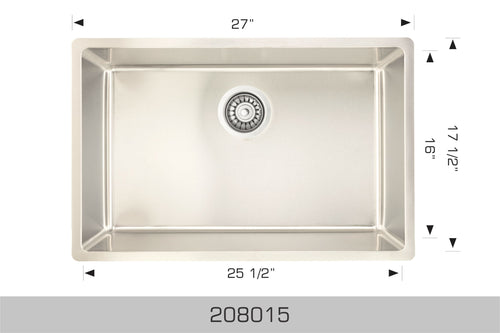 Bosco Builder Series Kitchen Sinks 27 x 17.5
