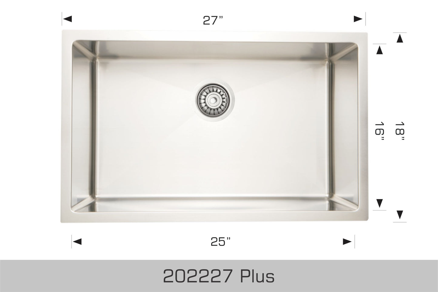 Bosco Laundry Sink 27" x 18" 202227