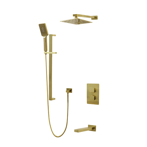 Three Way Thermostatic Shower System F57123 - Golzar Home