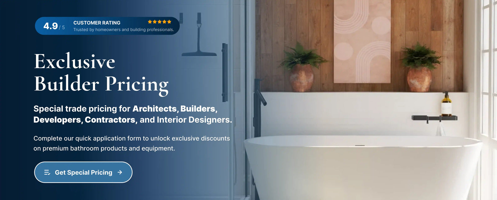 Builder Pricing Banner