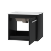 Contac Connell – COBV2117 – 21″ Wall-Hung Vanity with Top in Black