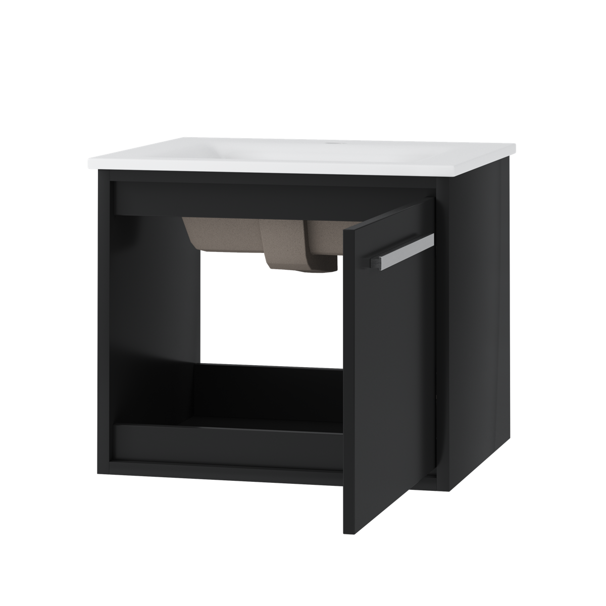 Contac Connell – COBV2117 – 21″ Wall-Hung Vanity with Top in Black