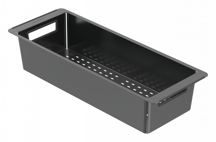 Zomodo Stainless Steel Colander - Black Pearl