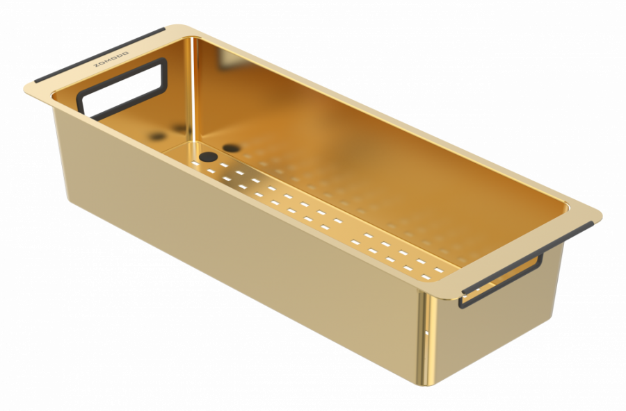 Zomodo Stainless Steel Colander - Eureka Gold