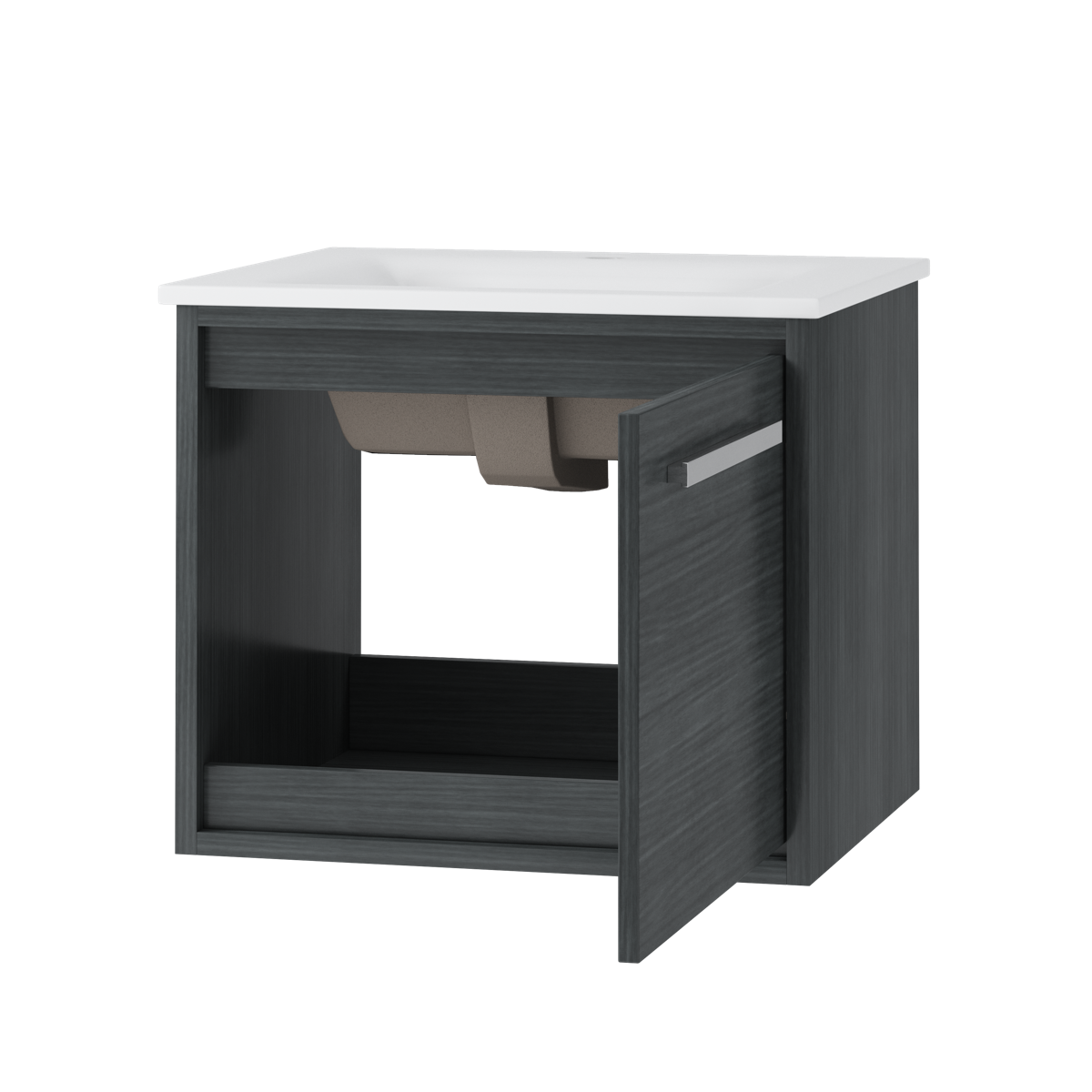 Contac Connell- CORGV2117- 21″ Wall-Hung Vanity with Top in Rustic Grey
