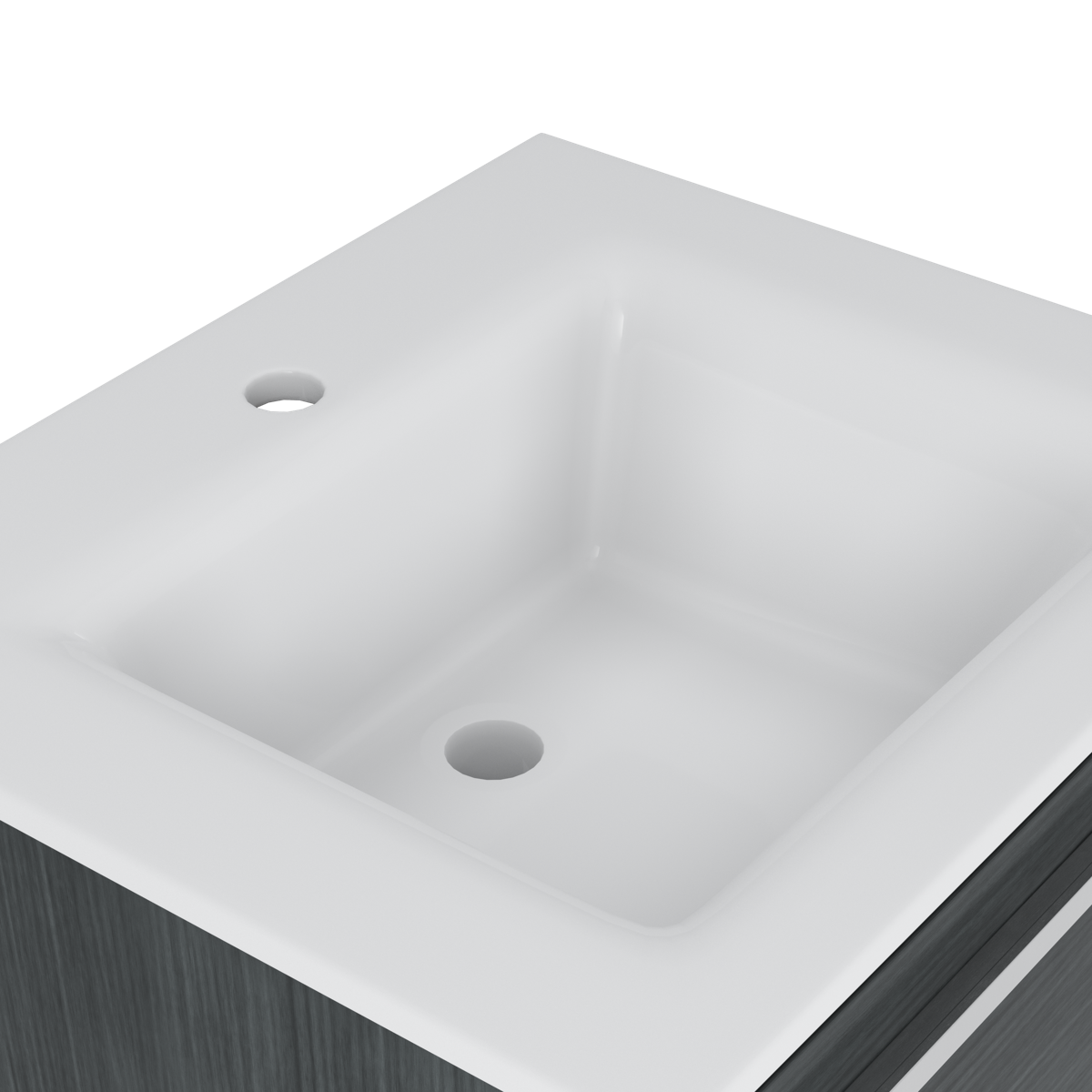 Contac Connell- CORGV2117- 21″ Wall-Hung Vanity with Top in Rustic Grey