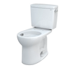 Drake® Two-piece Toilet, 1.28 GPF, Round Bowl - Universal Height Less Seat