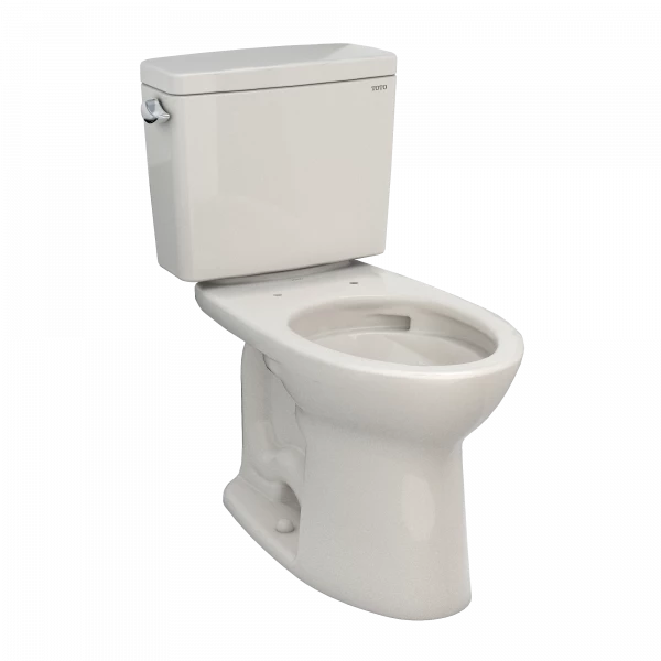 Toto Drake® Two-piece Toilet, 1.6 GPF, Elongated Bowl Standard Height Less Seat