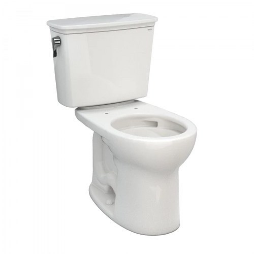 Toto Drake® Transitional Two-piece Toilet, 1.28 GPF, Round Bowl - Universal Height