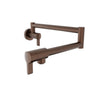 Baril Single-hole wall-mounted pot filler with two handles