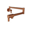 Baril Single-hole wall-mounted pot filler with two handles