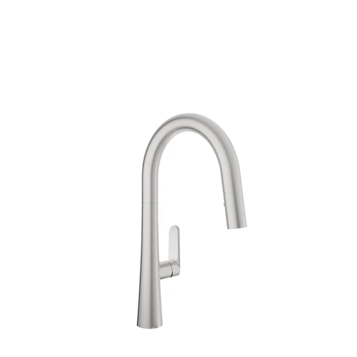 Baril Outdoor stainless steel kitchen faucet with 2-function pull-down spray