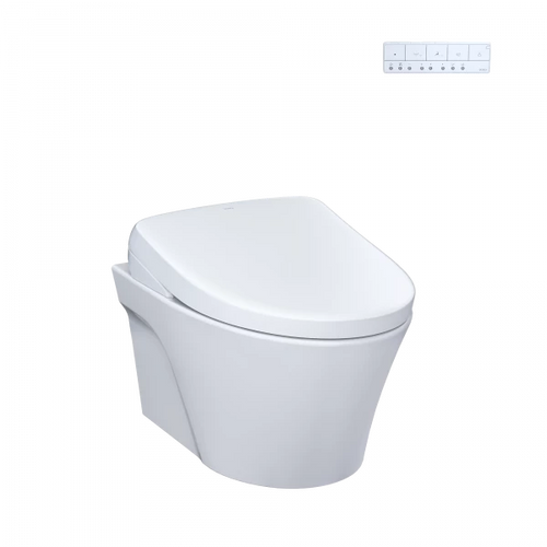 Toto AP WASHLET®+ S7A Wall-Hung Toilet - 1.28 GPF & 0.9 GPF - Auto Flush Kit