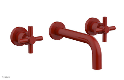 Phylrich Basic Wall Tub Set Tubular Cross Handles D1134