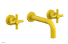Phylrich Basic Wall Tub Set Tubular Cross Handles D1134