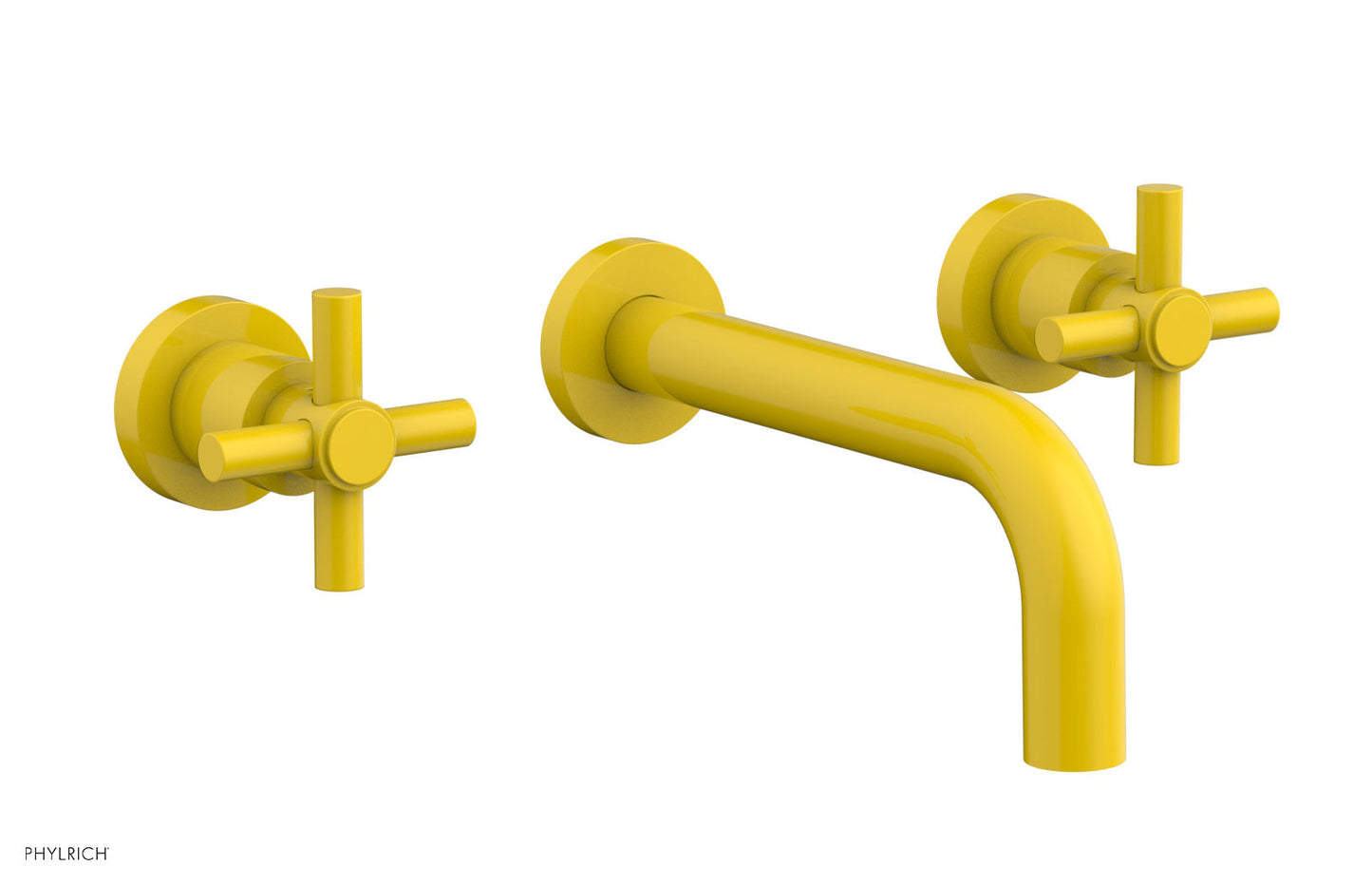 Phylrich Basic Wall Tub Set Tubular Cross Handles D1134