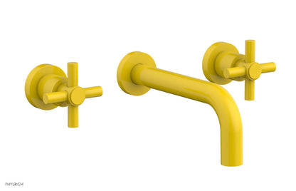 Phylrich Basic Wall Tub Set Tubular Cross Handles D1134