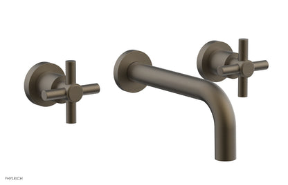 Phylrich Basic Wall Tub Set Tubular Cross Handles D1134