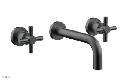 Phylrich Basic Wall Tub Set Tubular Cross Handles D1134